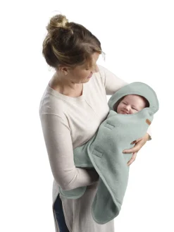 BÉABA Chancelieres Et Nids D'Ange*Babynomade® Double Polaire Sage Green