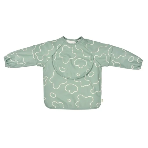 BÉABA Couverts, Vaisselle Et Bavoirs*Bavoir A Manches Evolutif 2 En 1 Sage Green