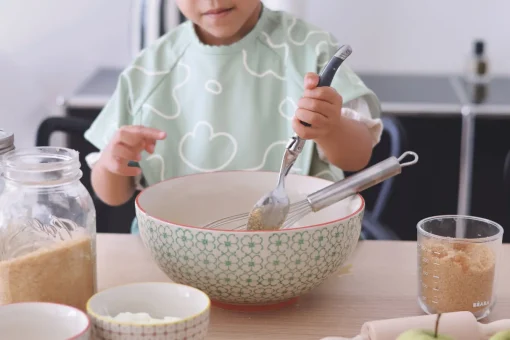BÉABA Couverts, Vaisselle Et Bavoirs*Bavoir A Manches Evolutif 2 En 1 Sage Green