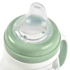 BÉABA Couverts, Vaisselle Et Bavoirs*Biberon D'Apprentissage 2 En 1 210 Ml Sage Green