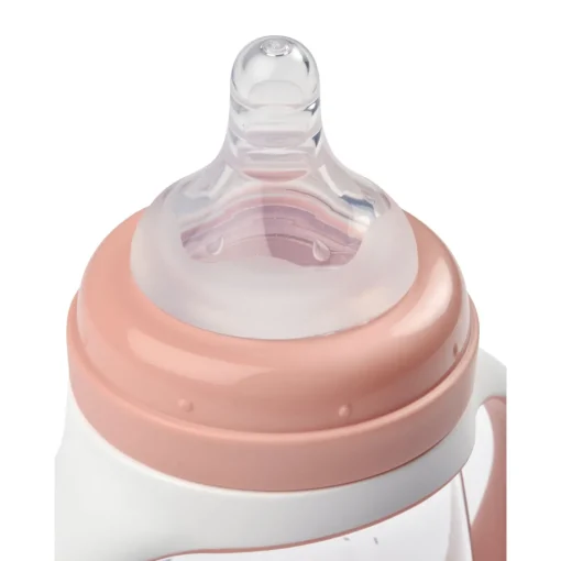 BÉABA Couverts, Vaisselle Et Bavoirs*Biberon D'Apprentissage 2 En 1 210 Ml Old Pink