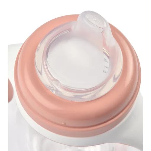BÉABA Couverts, Vaisselle Et Bavoirs*Biberon D'Apprentissage 2 En 1 210 Ml Old Pink