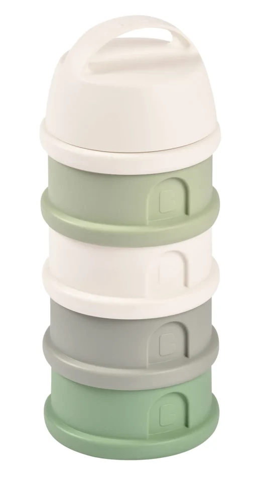 BÉABA Sorties De Bébé*Boite Doseuse 4 Compartiments Cotton / Sage Green