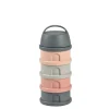 BÉABA Doseurs De Lait*Boite Doseuse 4 Compartiments Mineral Grey /Pink