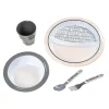 BÉABA Couverts, Vaisselle Et Bavoirs*Coffret Cadeau Repas Pink Grid