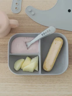 BÉABA Couverts, Vaisselle Et Bavoirs*Coffret D'Apprentissage Silicone + Tasse Pink