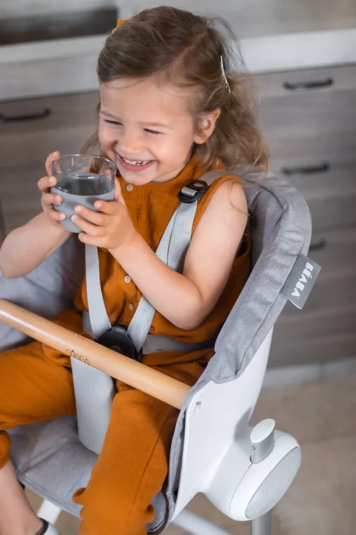 BÉABA Chaise Haute*Coussin D'Assise Pour Chaise Haute Up&Down Grey
