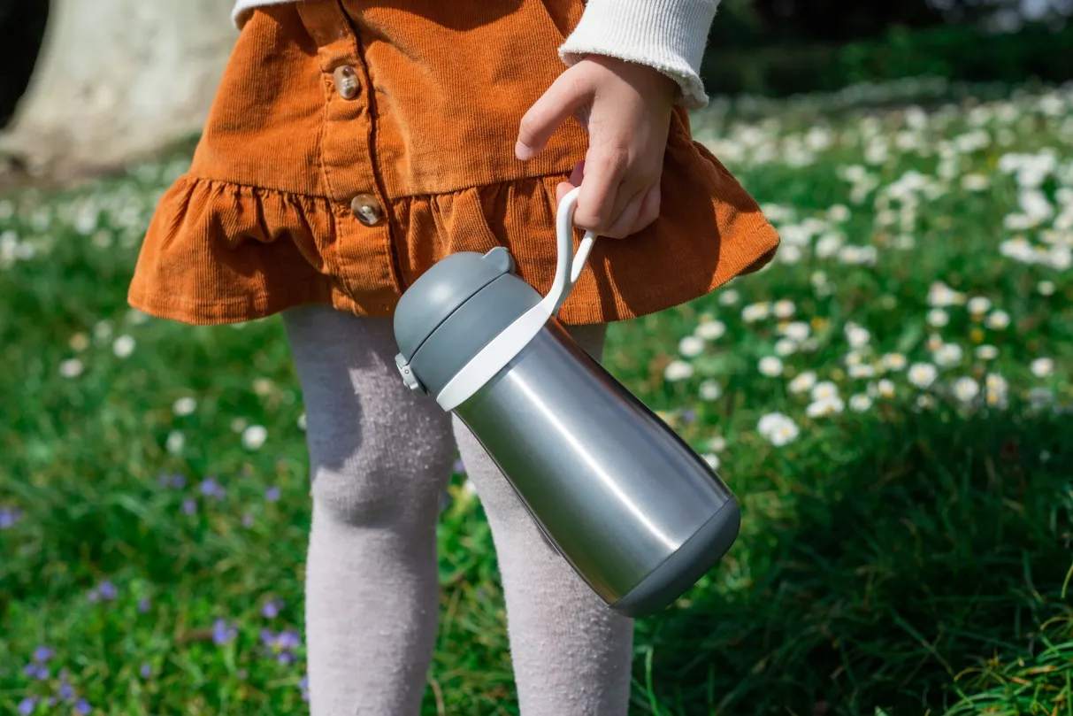 BÉABA Biberons Et Accessoires*Gourde Inox 350 Ml Mineral Grey