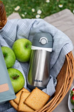 BÉABA Biberons Et Accessoires*Gourde Inox 350 Ml Mineral Grey