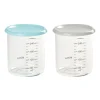 BÉABA Pots De Conservation*Lot 2 Maxi Portion Blue/Grey