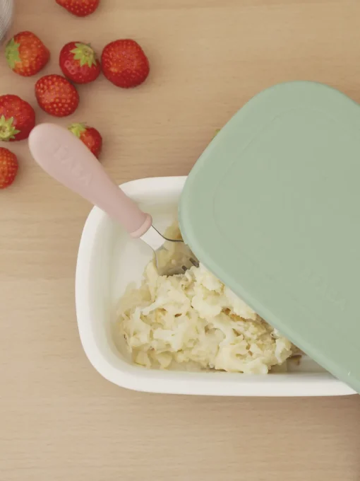 BÉABA Goûter Sain*Lunch Box Ceramique Mineral / Sage Green