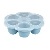 BÉABA Pots De Conservation*Multiportions Silicone 6*90Ml Windy Blue