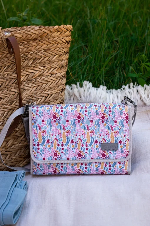 BÉABA Accessoires De Toilette*Pochette A Langer Geneve Mirage Grey/Floral