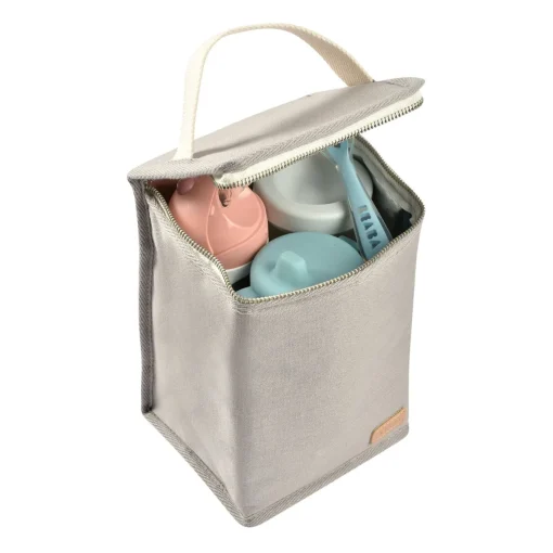BÉABA Sacs Isotherme Bébé*Pochette Repas Isotherme Pearl Grey