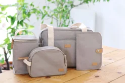 BÉABA Sacs Isotherme Bébé*Pochette Repas Isotherme Pearl Grey