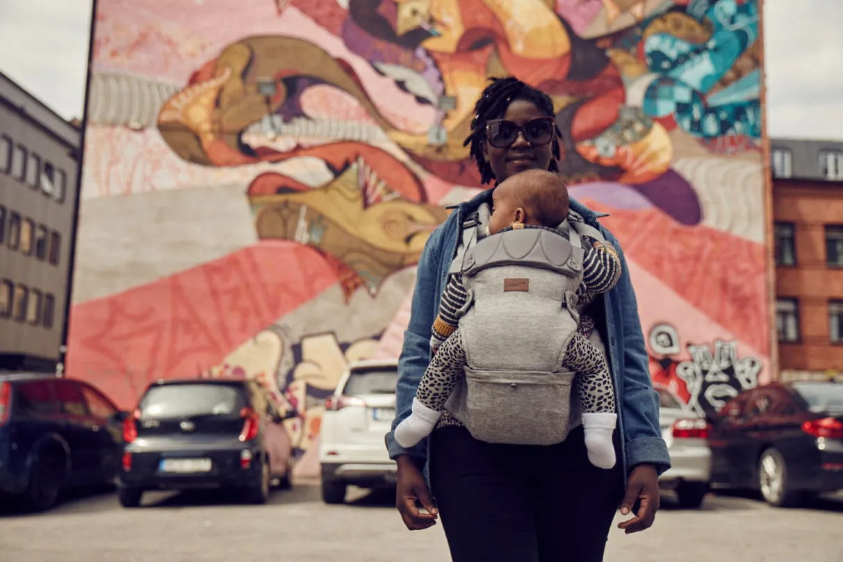 BÉABA Porte-Bébé Et Écharpes*Porte Bébé Najell X Beaba Grey