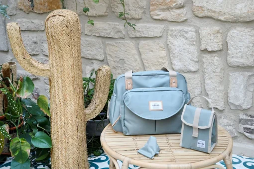 BÉABA Sacs À Langer*Sac A Langer Geneve Green Blue