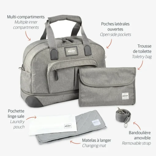 BÉABA Sacs De Voyage*Sac De Voyage Amsterdam Heather Grey