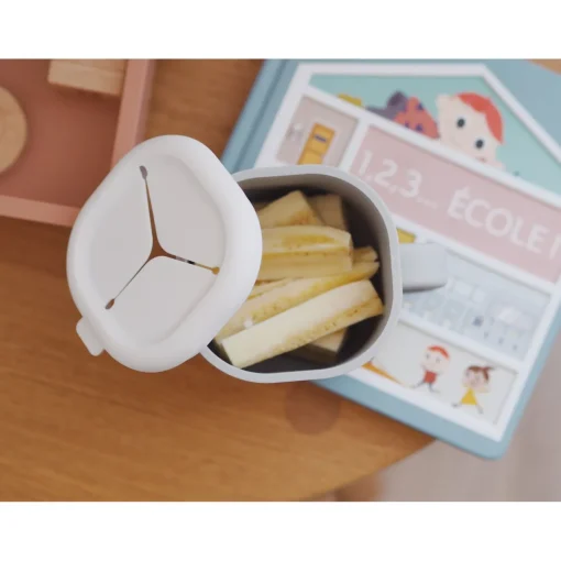 BÉABA Goûter Sain*Snack Box Silicone Velvet Grey