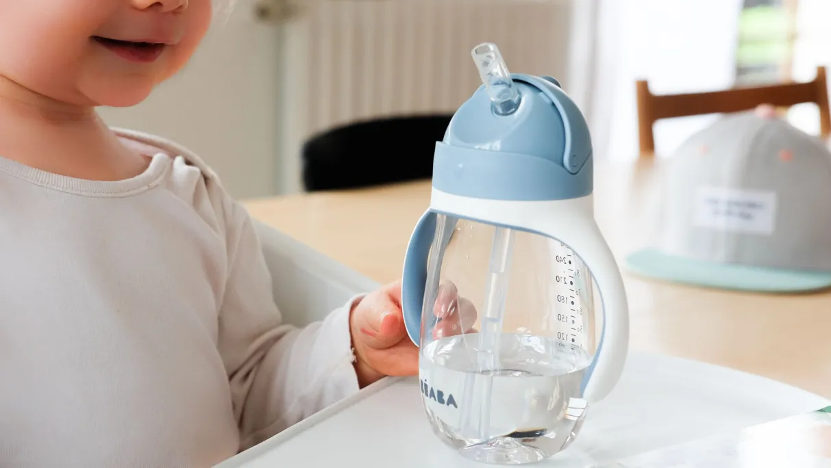 BÉABA Couverts, Vaisselle Et Bavoirs*Tasse Paille 300 Ml Windy Blue