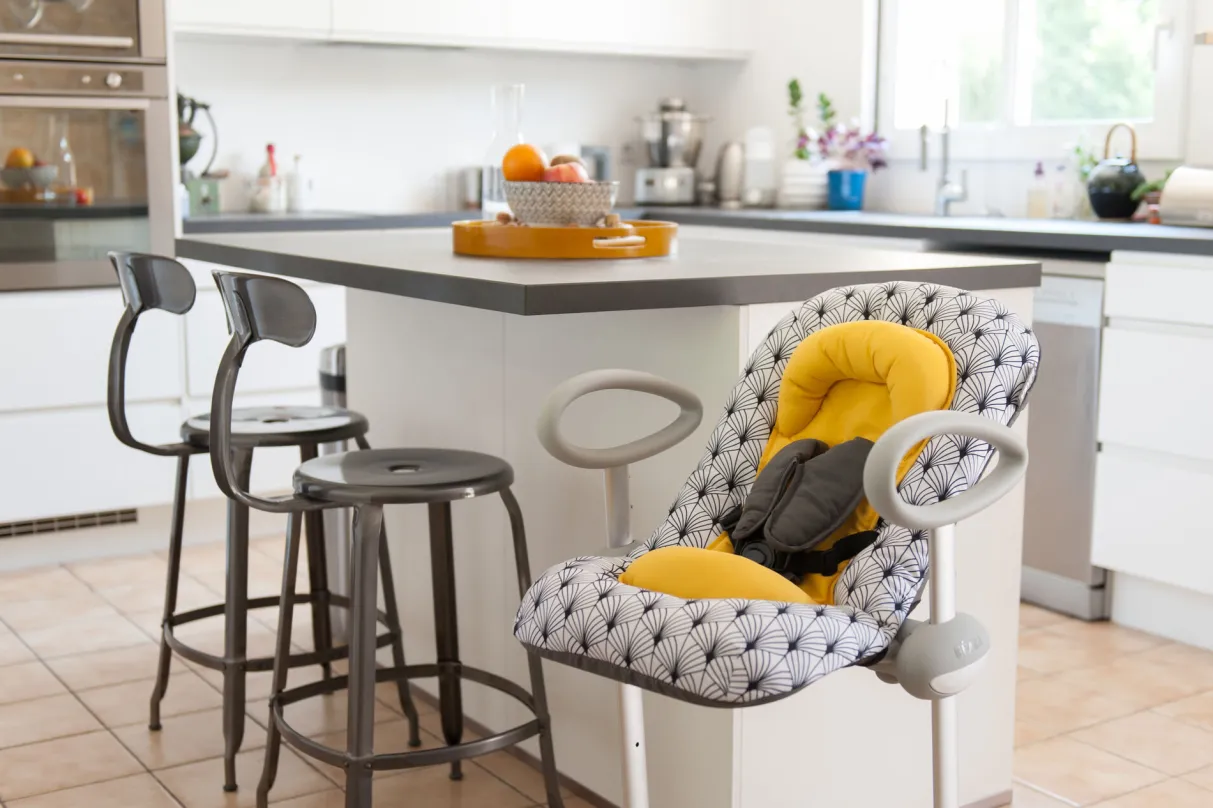 BÉABA Transat Up & Down®*Transat Up&Down Iv Yellow Palm Tree